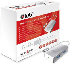 ADA Club3D USB TYPE C 3.1 GEN 1 TO 4 USB TYPE A USB 3.1 GEN 1 INCLUSIVE 1 PORT BC1.2 TÖLTŐ