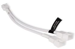 Alphacool Cablu Y-Splitter Alphacool de la 4-pini la 2x 4-pini PWM, 15cm, White, 18722