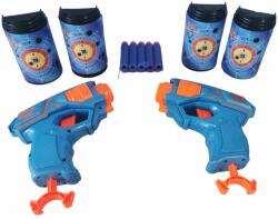 Sunman Set 2 pistoale cu 10 sageti din burete si 4 tinte, Zapp Toys