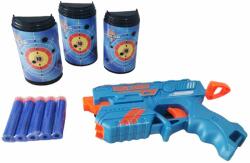 Sunman Pistol cu 10 sageti din burete si 3 tinte, Zapp Toys, Sniper 2