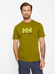 Helly Hansen Tricou Logo 33979 Verde Regular Fit
