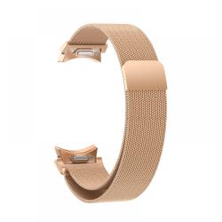Cellect Samsung Watch 6 mágneses fém óraszíj, 20mm, Rosegold - fortunagsm