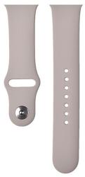DEVIA Apple Watch 1-6, SE (42 / 44 mm) / Watch 7-8 (45 mm) / Watch Ultra (49 mm), szilikon pótszíj, állítható, Devia Delux Sport, szürke (RS139937) (RS139937)