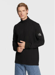 Calvin Klein Bluză cu gât J30J321705 Negru Slim Fit