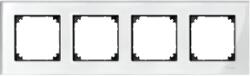 Schneider Electric MERTEN M-Elegance négyes keret, gyöngyfehér (üveg) (MTN404419) (MTN404419)