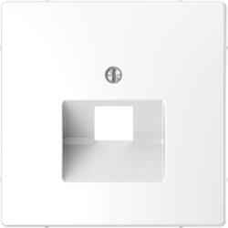 Schneider Electric MERTEN Fedlap, 1xRJ45 aljzathoz, D-Life, lótuszfehér (MTN4521-6035) (MTN4521-6035)