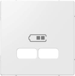 Schneider Electric MERTEN USB töltő burkolat, System-M, polárfehér (MTN4367-0319) (MTN4367-0319)