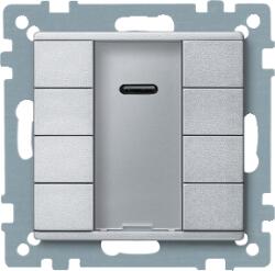 Schneider Electric Merten-KNX 4-es IR nyomógomb , SystemM, alumínium (MTN627960) (MTN627960)