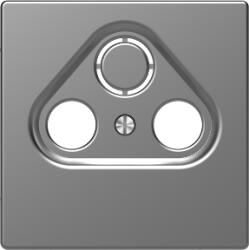 Schneider Electric MERTEN Antenna csatlakozó fedlap, 2+1 kimenettel, D-Life, acél (MTN4123-6036) (MTN4123-6036)