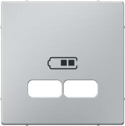 Schneider Electric MERTEN USB töltő burkolat, System-M, alumínium (MTN4367-0460) (MTN4367-0460)
