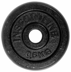 inSPORTline Öntöttvas súlyzótárcsa inSPORTline Castblack 0, 5 kg (2172) - s1sport