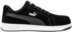 PUMA Puma Iconic Suede Black Low S1PL ESD FO HRO SR munkavédelmi cipő (PUM-640010-47)