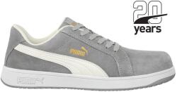 PUMA Puma Iconic Suede Grey Low S1PL ESD FO HRO SR munkavédelmi cipő (PUM-640030-44)