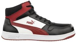 PUMA Puma Frontcourt BLK/WHT/RED Mid S3L ESD FO HRO SR munkavédelmi bakancs (PUM-630050-40)