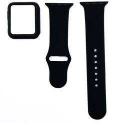 BSTRAP Silicone szíj tokkal Apple Watch 44mm, black (SAP012C13)