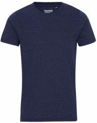 Neutral Újrahasznosított anyagokból készült férfi póló - Sötétkék melírozott | M (NE-C61001-1000345922)