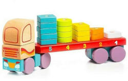 Cubika Fa kamion fakockákkal - 32 cm (13425) - jatek-auto