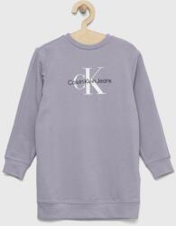 Calvin Klein Jeans gyerek ruha lila, midi, egyenes - lila 74