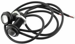  Set 2 becuri auto, cu LED, 23mm, 12V, lumina albastra, 196711