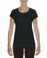 Gildan performance mély nyakkivágású Női sport póló, GIL46000, Black-XL