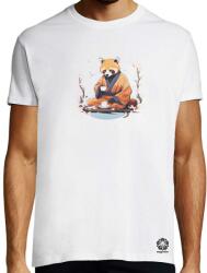 Magnolion Vörös panda teázik v1 póló