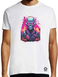 Magnolion Retró cyberpunk v5 póló