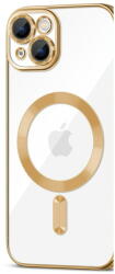 Tech-Protect Carcasa TECH-PROTECT MAGSHINE MagSafe compatibila cu iPhone 15 Plus Gold (9319456604177)