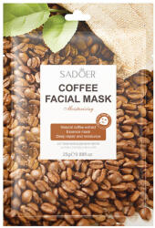 SADOER Masca textila pentru ten cu Cafea SADOER, Efect de Revigorare si Hidratare, 25 g