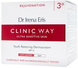 Dr Irena Eris Clinic Way fiatalító nappali krém SPF15 50+ 50 ml