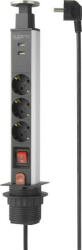 sygonix 3 Plug + 2 USB 1,4 m Switch (4755590)