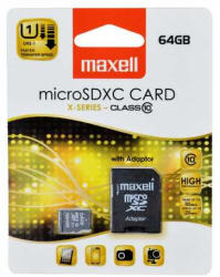 Maxell microSDXC 64GB C10 (CARD-USDHC64GB-C10-MXL)