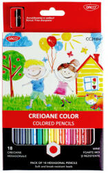 Daco Creioane colorate DACO CC318, 18 culori (CC318)