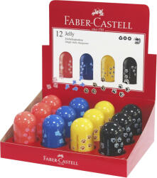 Faber-Castell Ascutitoare simpla cu container Faber-Castell, Amprente animalute (FC583213)