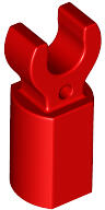 LEGO® 11090c5 - LEGO piros rúd tartó klipsszel (11090c5)