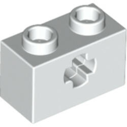 LEGO® Alkatrészek (Pick a Brick) Fehér 1x2 Technic Kocka Kereszt Csatlakozóval 4233486