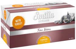 Smilla Smilla Fine Menu Exquisite Filling 8 x 100 g - Curcan cu piept de pui și ardei
