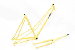 Csepel Torpedo 3* 2022 női országúti-fitness kerékpár váz és villa szett, acél, sárga, 510-es vázméret