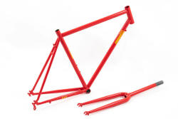 Csepel Torpedo 3* 2022 28-as (622-es) országúti kerékpár váz és villa szett, acél, piros, 540-es vázméret