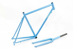 Csepel Torpedo 3* 2022 28-as (622-es) országúti kerékpár váz és villa szett, acél, világoskék, 570-es vázméret