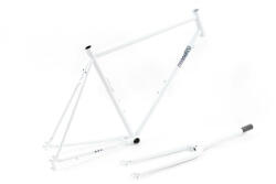 Csepel Torpedo 3* 2022 28-as (622-es) országúti kerékpár váz és villa szett, acél, fehér, 510-es vázméret