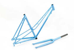 Csepel Torpedo 3* 2022 28-as (622-es) női országúti-fitness kerékpár váz és villa szett, acél, világoskék, 510-es vázméret