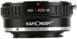 K&F Concept Adaptor montura K&F Concept MD-EOS M de la Minolta MD MC la Canon EOS M-Mount KF06.279