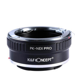 K&F Concept Adaptor montura K&F Concept PK-NEX PRO de la Pentax K la Sony E-Mount (NEX) KF06.402