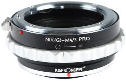 K&F Concept Adaptor montura K&F Concept Nikon(G)-M4/3 PRO de la Nikon G-Micro 4/3 (MFT) KF06.404