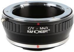 K&F Concept Adaptor montura K&F Concept Canon C/Y-M4/3 de la Contax Yashica-Micro 4/3 (MFT) KF06.255
