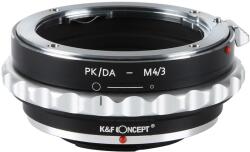 K&F Concept Adaptor montura K&F Concept PK/DA-M4/3 de la Pentax K/M/A/FA/DA la M4/3-Mount(MFT) KF06.312