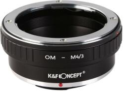 K&F Concept Adaptor montura K&F Concept OM-M4/3 de la Olympus OM - Micro 4/3 (MFT) KF06.145