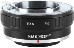 K&F Concept Adaptor montura K&F Concept EXA-FX de la Exakta la Fujifilm FX-Mount KF06.334