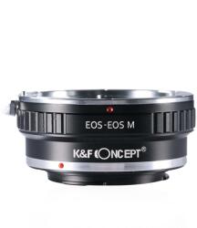 K&F Concept Adaptor montura K&F Concept EOS-EOS M de la Canon EOS la Canon EOS M KF06.124