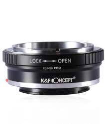 K&F Concept Adaptor montura K&F Concept FD-NEX PRO de la Canon FD la Sony E-Mount (NEX) KF06.396